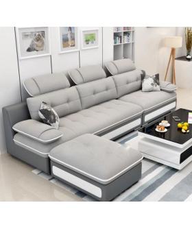 Sofa L Góc 855d4 (2.5m x 1.6m) + 1 bàn trà MS00 Sofa L Góc 855d4 (2.5m x 1.6m) + 1 bàn trà MS00